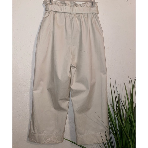 H&M PAPER-BAG WAIST PANTS - Picture 3 of 5